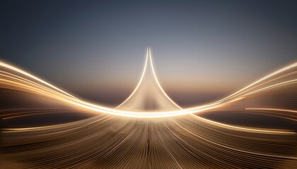 Poster - Dynamic light trails at dusk urban landscape abstract photography evening atmosphere aerial view visual art