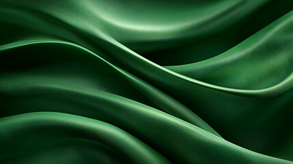 Poster - Abstract Green Diagonal Lines Converging Dynamically