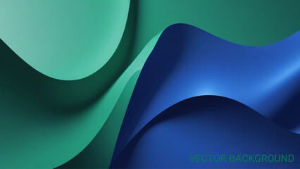 Poster - modern background featuring a bold minimalist design with smooth gradients transitioning between emerald green and royal blue
ideal for technology, corporate, or creative projects.