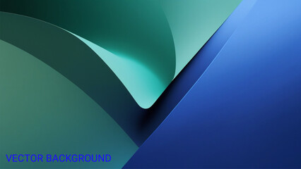 Poster - modern background featuring a bold minimalist design with smooth gradients transitioning between emerald green and royal blue
ideal for technology, corporate, or creative projects.