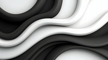 Fototapete - Abstract Black and White Spiral Gradient Background