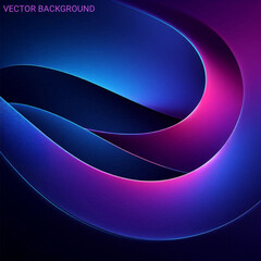 Poster - modern background featuring smooth gradients transitioning between deep indigo and vibrant magenta hues, ideal for technology, corporate, or creative projects.