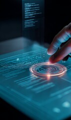 Poster - Holographic display for data analysis in modern offices