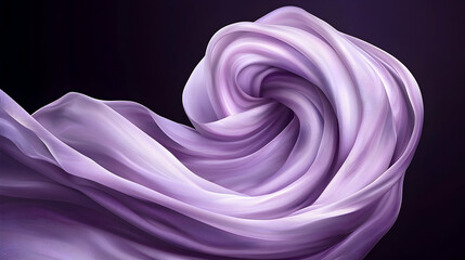 Fototapete - Abstract Spiral Purple and White Gradient Background