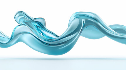 Poster - Dynamic Splash of Crystal-Clear Blue Water