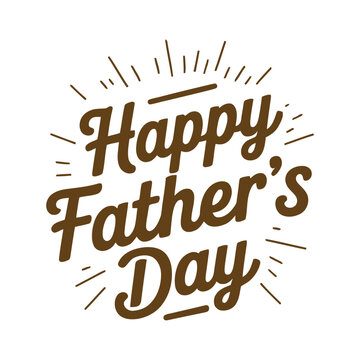 A Happy Father's Day quotes Typography, Vector T-Shirt Design. 