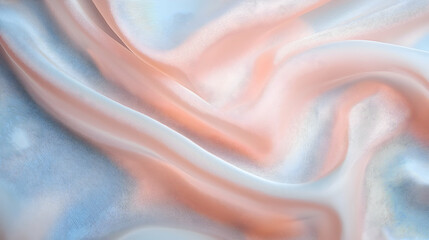 Fototapete - Elegant Vintage Lace Garland on Soft Pastel Background