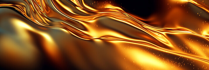 Poster - gold background, smooth texture.