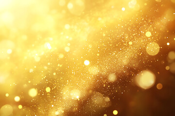 Poster - Gold glitter texture background vector illustration. 