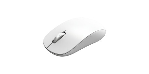 Poster - Wireless Computer Mouse. Modern Ergonomic Design For Efficient Computing Isolated On Transparent Background