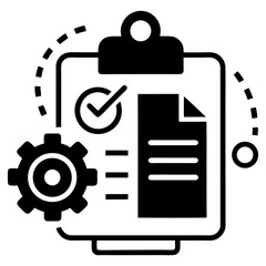 Wall Mural - this vector set features a glossy round button icon with a clipboard illustrating a document, a file
