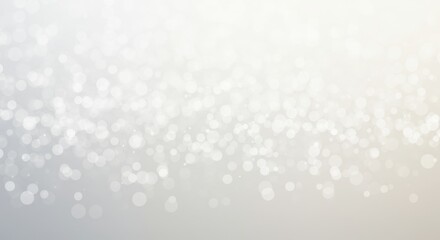 Poster - Blurred shiny bokeh light effect isolated on white background