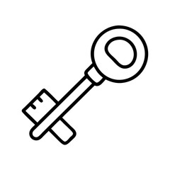 Poster - Unlock security with this key vector illustration for access control and privacy protection concept