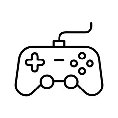 Poster - Game controller vector icon illustration for console gaming and esports tournament design asset