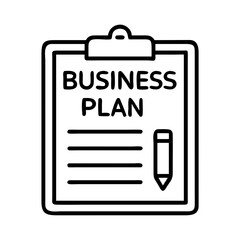 Poster - Business plan strategy management planning startup project marketing analysis development vision growth success