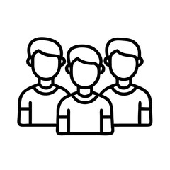 Poster - Illustration of group people team community crowd users members audience person together unity