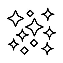 Poster - Illustration of stars and diamonds sparkle shining glitter bright glow twinkle celebration design element