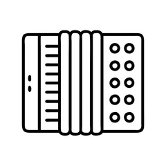 Poster - Find the best accordion instrument vector illustration for music lovers and musicians online today