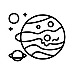 Wall Mural - explore the cosmos a celestial journey through planets stars and space exploration outline art