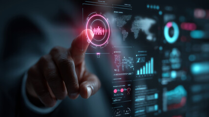 Aufkleber - Advancing technology in business through interactive digital interfaces