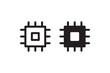 © ZubVector - Microchip processor icon comparison graphic Vector