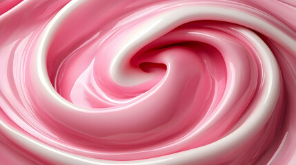 Fototapete - Pink and White Swirling Gradient Background