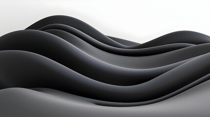 Fototapete - Simple Black and White Topographic Map Motion Background