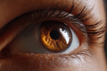Poster - The image on the poster shows a male face with glaucoma and a cosmetic eye prosthesis