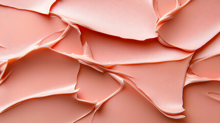 Aufkleber - Textured Coral Pink Skin Surface Abstract Background
