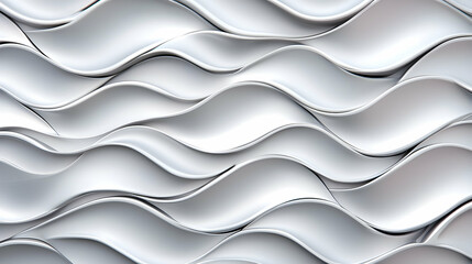 Poster - Textured Hammered Steel Plate Surface with Wave Pattern