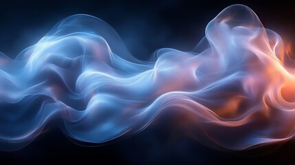 Wall Mural - Radiant neon swirls futuristic cosmic glow high resolution hd photo