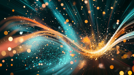 Wall Mural - radiant abstract cosmic