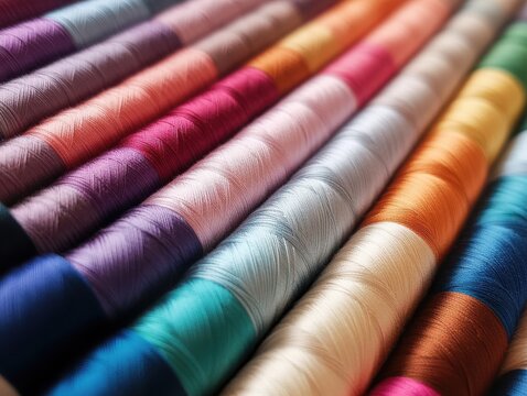 Twisting dreamy thread, scatter tones, subtle background