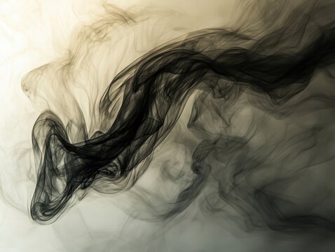 Swirling fade mists, streams gently flow away
