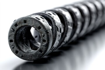 Poster - Metalwork showcasing precision; closely arranged gears with a sleek, reflective surface emphasizes craftsmanship in industrial design