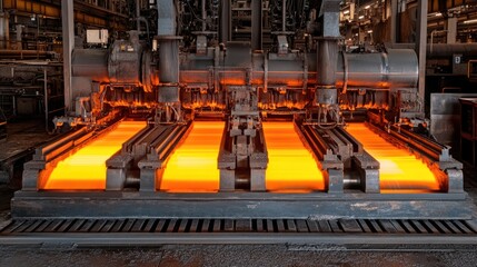 Poster - Precision robotic tools operating in a steel manufacturing plant