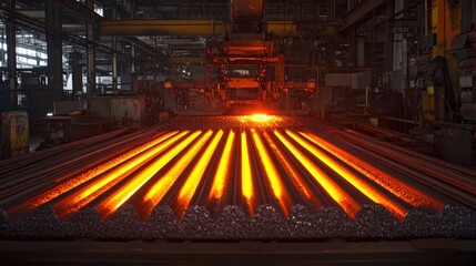 Poster - Precision robotic tools operating in a steel manufacturing plant