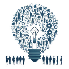 Poster - A visual representation of how shared ideas drive technological innovation and creative design solutions