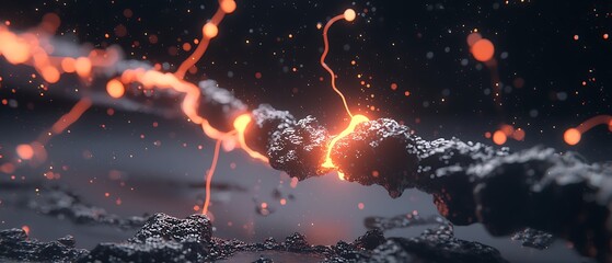 molten planet surface