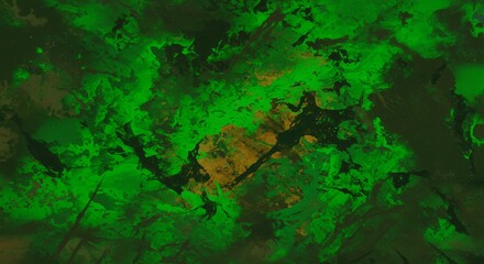 Poster - Abstract Green and Gold Texture Perfect for Backgrounds Wallpapers and Design Projects