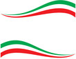 © Faridzdesign - italian ribbon element flag vector design
