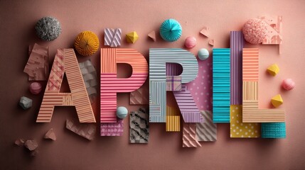 Poster - Playful Typography Design for April Fool's Day with Creative Text and Fun Details in Bright Colors
