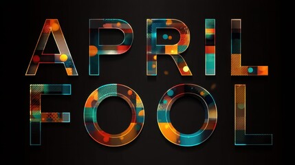 Poster - Vibrant and Fun Design for April Fool's Day Celebration with Joyful Elements and Colorful Background