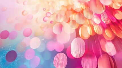 Poster - Colorful halftone pattern with shiny effects and spherical gradient layout