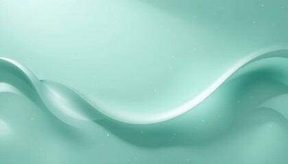 Poster - Flowing abstract waves digital artwork soft colors calm environment smooth viewpoint aesthetic concept for relaxation