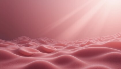 Poster - Rippling pink waves underwater abstract imagery serene environment low angle fluidity concept