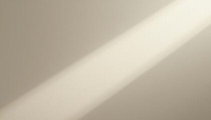 Poster - Illuminating light beam casting shadows in indoor space minimalist design abstract photography soft color palette close-up view