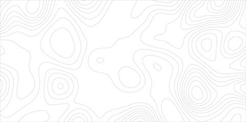 Poster - Abstract background with topographic map white background. The stylized height of the topographic map contour in black lines. gradient multicolor wave curve lines banner background design.