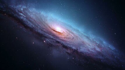 Wall Mural - spiral galaxy nebula cosmic view