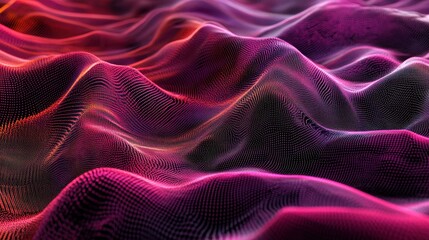 Poster - futuristic point wave. abstract background with a dynamic wave.connecting background. abstract wave.